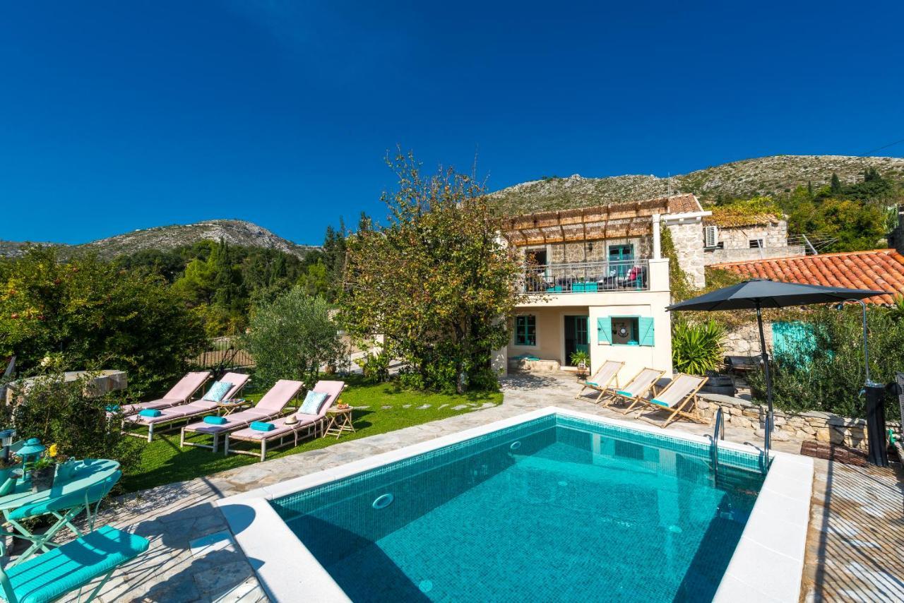 Rustic Stone Villa Begovi Dvori- 15 Minutes To Dubrovnik Bagian luar foto